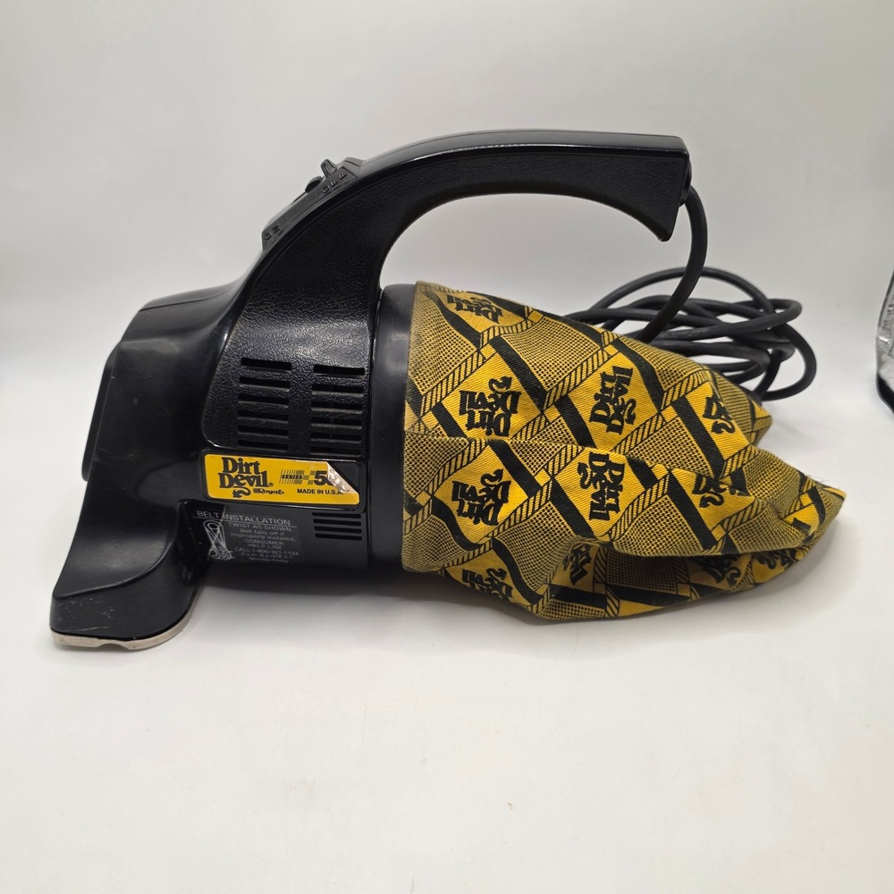 Dirt Devil Handheld Vacuum Series 500 DD520 Corded Brush Roll Vintage